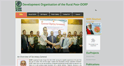 Desktop Screenshot of dorpbd.org